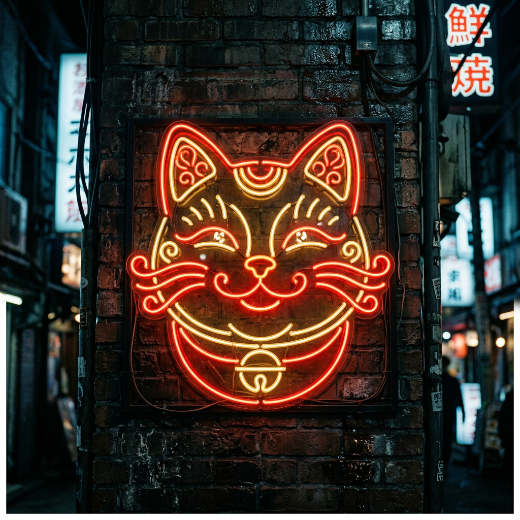 Neon Cat